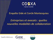 Gide - Cercle Montesquieu | Enquête client | Décembre 2019