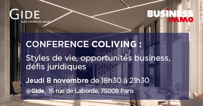 Gide-Business Immo | Conférence Coliving | 8 novembre 2018